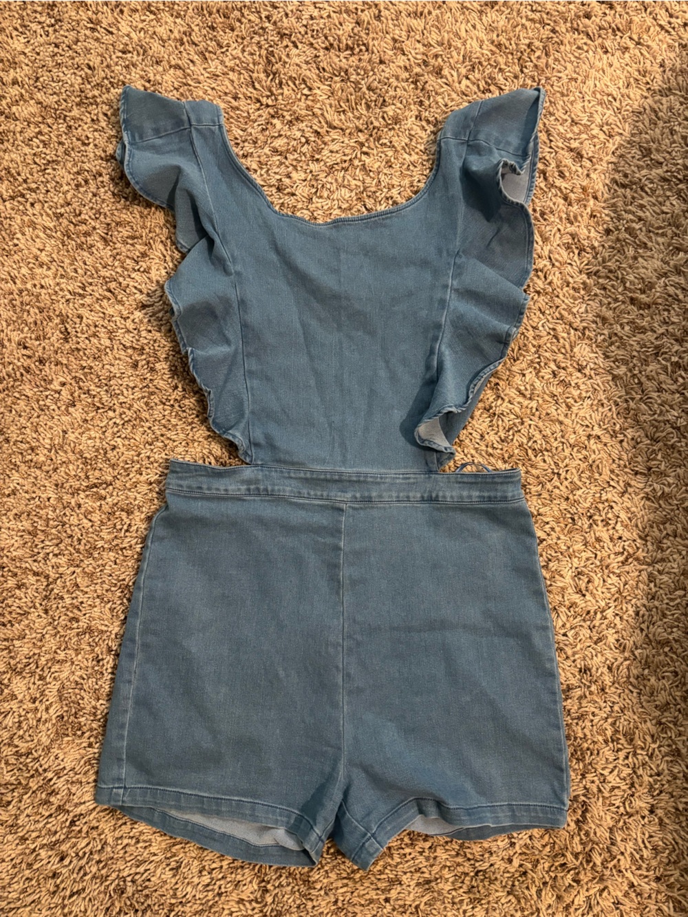 Denim Romper